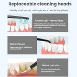 3-in-1 Electric Toothbrush, Water Flosser & Oral Irrigator with 180mL Detachable Tank – Bild 7