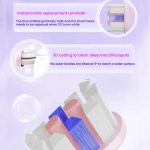 Rechargeable Sonic Electric Toothbrush for Adults with Custom Mode, Antibacterial Brush Heads, Smart Timer, Sterilization White, Sterilization Light Purple, Standard White, Standard Light Purple – Bild 6