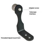 Binoculars Tripod Adapter L-Shaped Metal Mount Connector for Photography, Stabilizing Binocular – Bild 4