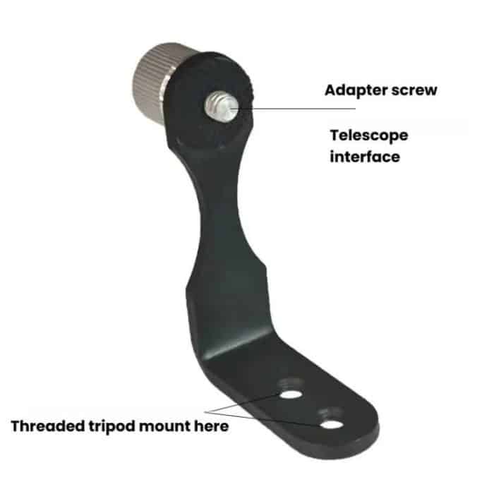 Binoculars Tripod Adapter L-Shaped Metal Mount Connector for Photography, Stabilizing Binocular – Bild 4