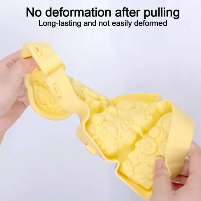 4 Grids Flower Ice Cream Silicone Mold Home Use Food-Grade Ice Pop Mold – Bild 5