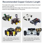 Yahboom 4 Channel Infrared Tracking Sensor Module For Smart Car Robot, Module, Module+ 6Pin Cable, With 6Pin Cable+16mm Copper Column, With 6Pin Cable+23mm Copper Column, Module+DuPont Cable, With DuPont Cable+16mm Copper Column... – Bild 12