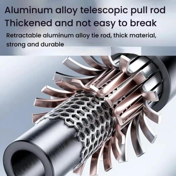 SUITU LS-444 Three-section Curved Car Wash Brush Chenille Car Wash Mop, Black Green – Bild 5