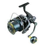 Guide Rod Structure All-Metal Spinning Reel Zero Backlash 4.7:1 Gear Ratio, Screw-In Handle for Surf Casting & Anchoring, YUMOSHI TC9000, YUMOSHI TC10000, YUMOSHI TC12000, YUMOSHI TC14000