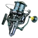 Guide Rod Structure All-Metal Spinning Reel Zero Backlash 4.7:1 Gear Ratio, Screw-In Handle for Surf Casting & Anchoring, YUMOSHI TC9000, YUMOSHI TC10000, YUMOSHI TC12000, YUMOSHI TC14000 – Bild 3