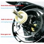 Guide Rod Structure All-Metal Spinning Reel Zero Backlash 4.7:1 Gear Ratio, Screw-In Handle for Surf Casting & Anchoring, YUMOSHI TC9000, YUMOSHI TC10000, YUMOSHI TC12000, YUMOSHI TC14000 – Bild 5