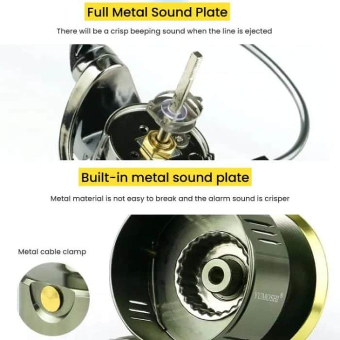 Dual Handle Zero-Gap Spinning Reel Balanced Anti-Shake Design, 5.2:1 Gear Ratio, YUMOSHI  SE2000S, YUMOSHI SE2500, YUMOSHI SE3000, YUMOSHI SE4000 – Bild 6