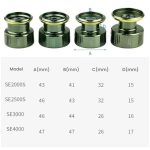 Dual Handle Zero-Gap Spinning Reel Balanced Anti-Shake Design, 5.2:1 Gear Ratio, YUMOSHI  SE2000S, YUMOSHI SE2500, YUMOSHI SE3000, YUMOSHI SE4000 – Bild 7