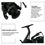 Dual Brake Fishing Reel Metal Shallow Spool & Zero-Gap Design for Long Casting, YUMOSHI KP3000, YUMOSHI KP4000, YUMOSHI KP5000, YUMOSHI KP6000, YUMOSHI KP7000 – Bild 6