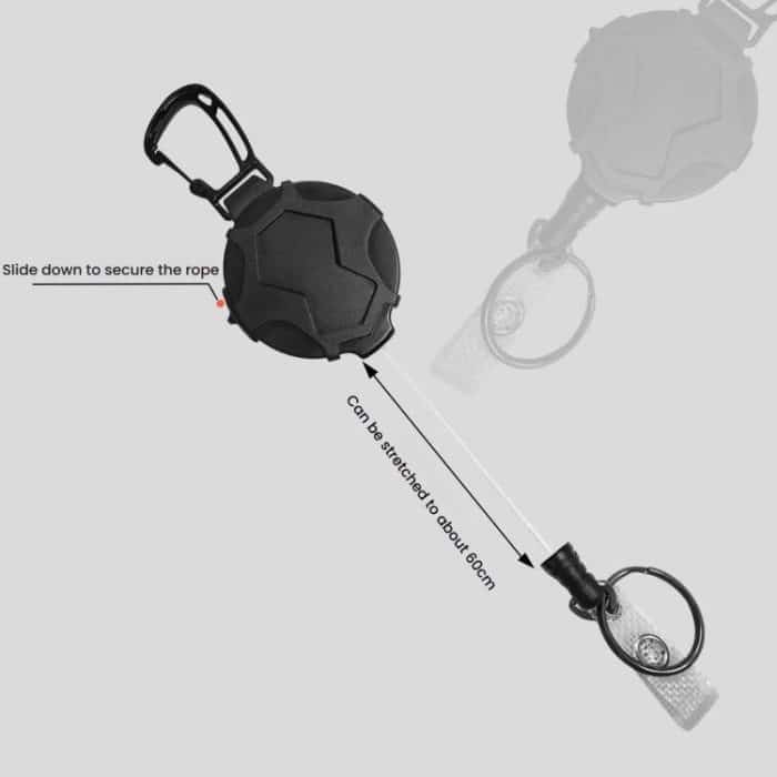 Hangable Climbing Buckle Retractable Anti-Loss Outdoor Climbing Pull Buckle, Hangable – Bild 3