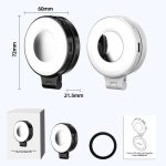 HEPAIL AC74 Magsafe Magnetic Smartphone Light Portable Handheld Selfie Light – Bild 12