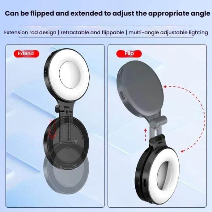 HEPAIL AC74 Magsafe Magnetic Smartphone Light Portable Handheld Selfie Light – Bild 4