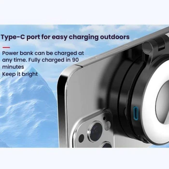 HEPAIL AC74 Magsafe Magnetic Smartphone Light Portable Handheld Selfie Light – Bild 7