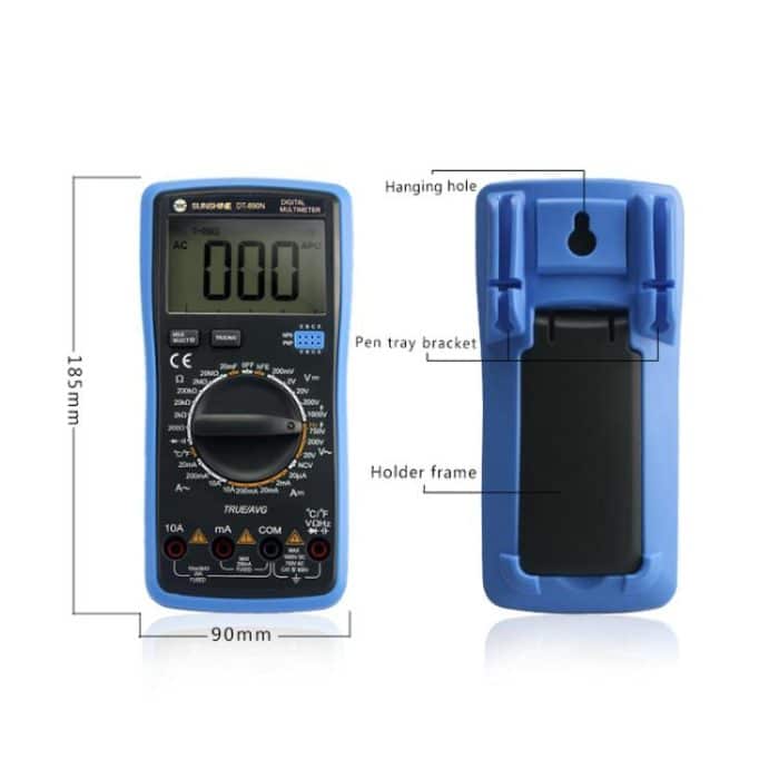 High-precision Digital Multimeter Portable Repair Meter With Burn Protection, DT-890N – Bild 3