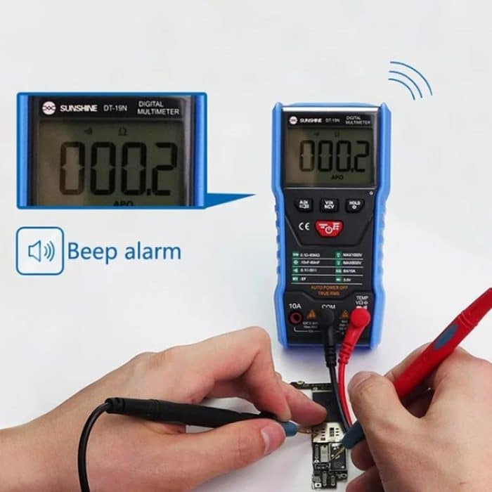 Mini Smart Digital Multimeter With LCD Display Repair Tool Tester, DT-19N – Bild 7