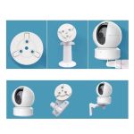 5pcs /Pack 54mm Round Base Mount Bracket for EZVIZ Security Cameras, White – Bild 4