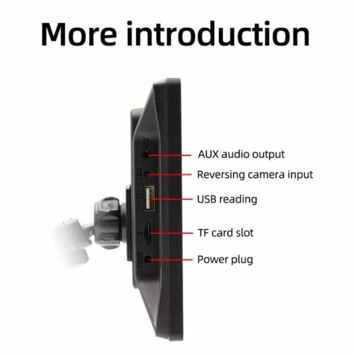 Auto Universal Screen Stereo HD MP5 Player Rückfahrmonitor mit Rückansicht Kamera – Bild 12