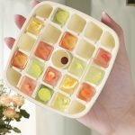 Kacheeg 2-In-1 Double Layer Ice Cube Tray With Storage Container Easy Push Release Mold – Bild 4