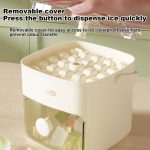 Kacheeg 2-In-1 Double Layer Ice Cube Tray With Storage Container Easy Push Release Mold – Bild 5