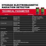 HABOTEST HT628B Mehrfeld-EMF-Messgerät Wiederaufladbarer Tester für elektromagnetische Strahlung – Bild 12