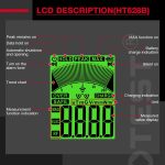 HABOTEST HT628B Mehrfeld-EMF-Messgerät Wiederaufladbarer Tester für elektromagnetische Strahlung – Bild 6