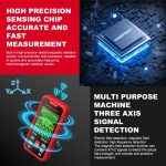 HABOTEST HT628B Mehrfeld-EMF-Messgerät Wiederaufladbarer Tester für elektromagnetische Strahlung – Bild 9