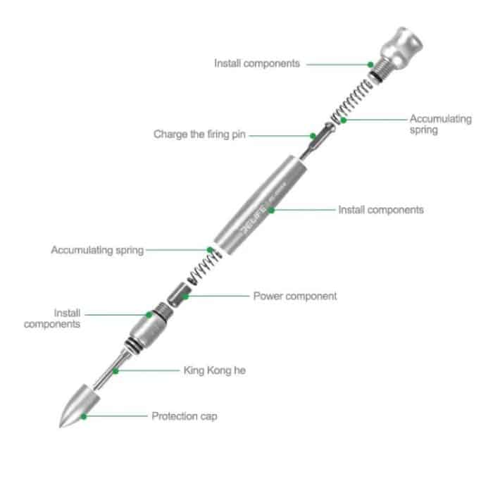 Mobile Phone Glass Back Cover Blasting Pen Camera Lens Screen Removal Frame Screen Breaker, RL-066B – Bild 3