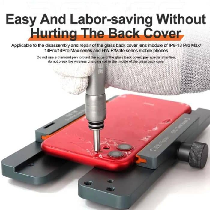 Mobile Phone Glass Back Cover Blasting Pen Camera Lens Screen Removal Frame Screen Breaker, RL-066B – Bild 6