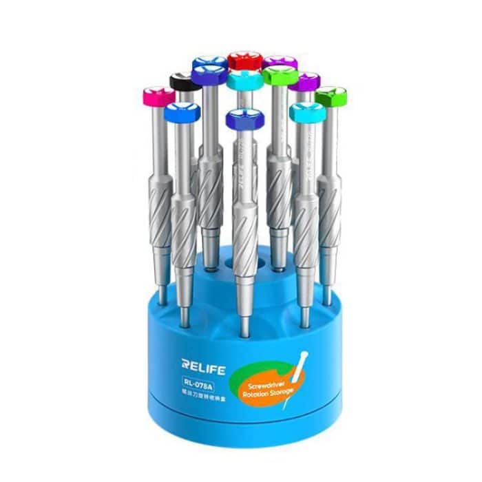 Screwdriver Rotating Storage Box Mobile Phone Repair Screwdriver Bit Storage Box, RL-078A – Bild 2