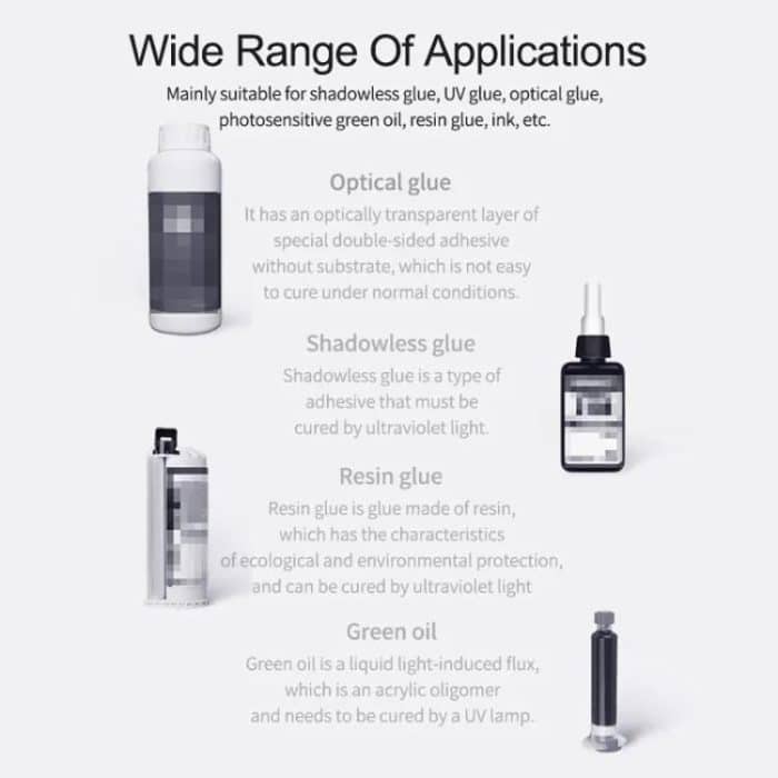 Mobile Phone Repair UV Glue Ultraviolet Curing Lamp Fluorescent Detection Green Oil Curing Light, RELIFE RL-014A – Bild 11