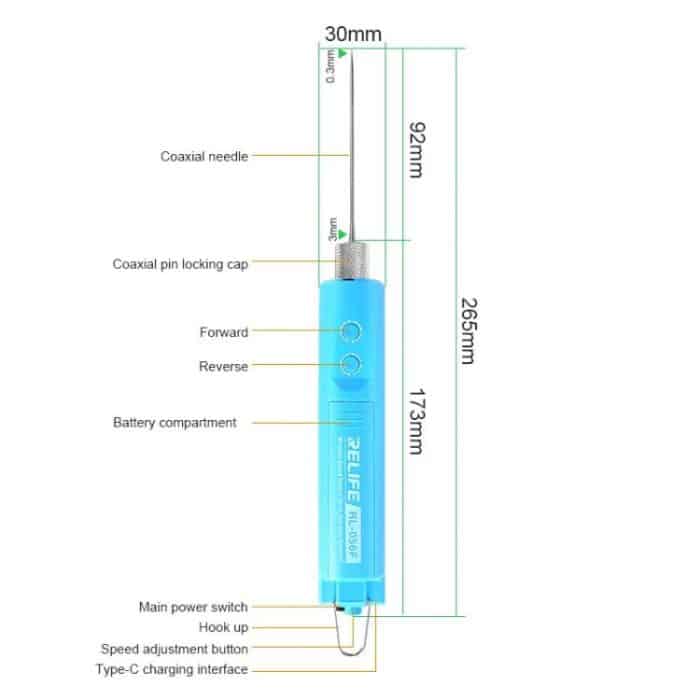 Wireless Speed Control Integrated Glue Removal Machine Cutting Machine Screen OCA Glue Removal, RL-056F – Bild 3