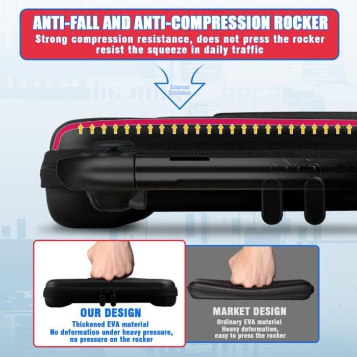 Für Nintendo Switch 2 EVA Hartschalen-Tragetasche Stoßfeste Anti-Crush-Schutzreisetasche – Bild 4