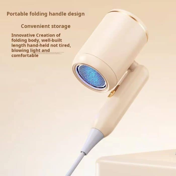 800-1200W High-Speed Hair Dryer with Blue Light Care Foldable & Portable for Travel, US Plug, EU Plug, UK Plug – Bild 3