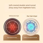 800-1200W High-Speed Hair Dryer with Blue Light Care Foldable & Portable for Travel, US Plug, EU Plug, UK Plug – Bild 8