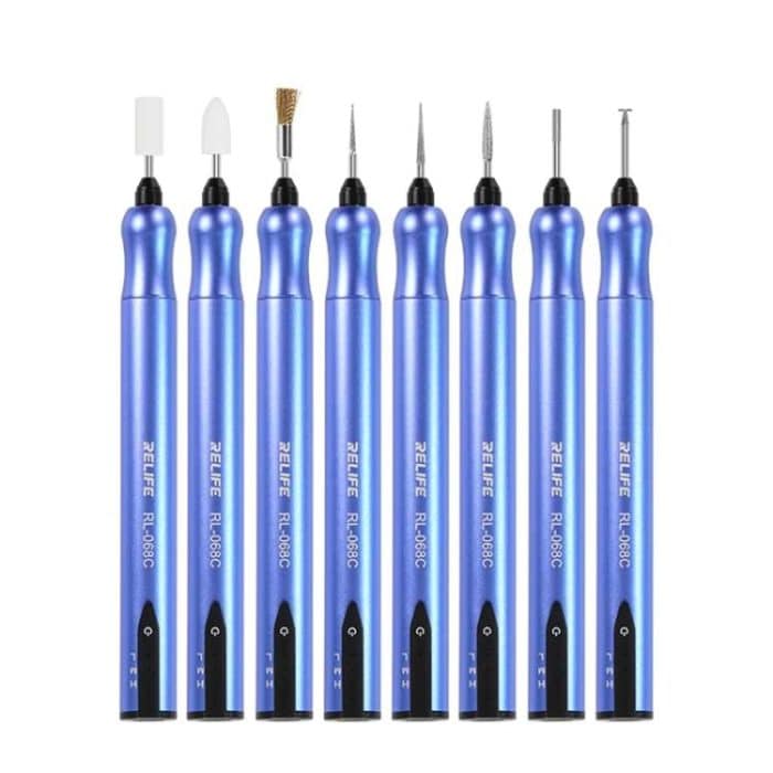 Smart Rechargeable Grinding Pen Portable Grinding Head Rust Removal Polishing Motherboard Repair Electric Grinder, RL-068C – Bild 2