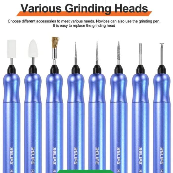 Smart Rechargeable Grinding Pen Portable Grinding Head Rust Removal Polishing Motherboard Repair Electric Grinder, RL-068C – Bild 7