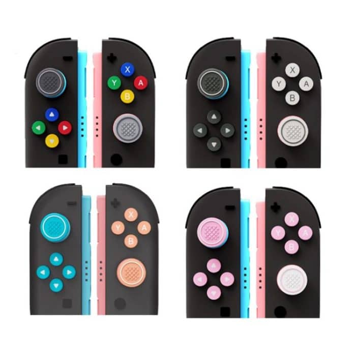 For Nintendo Switch 2 Joy-Con Controllers Silicone Button Skins & Joystick Caps Set – Bild 2