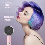 High-Speed Hair Dryer Salon & Home Blow Dryer with Blue Light Ionic Technology, US Plug, EU Plug, UK Plug – Bild 5