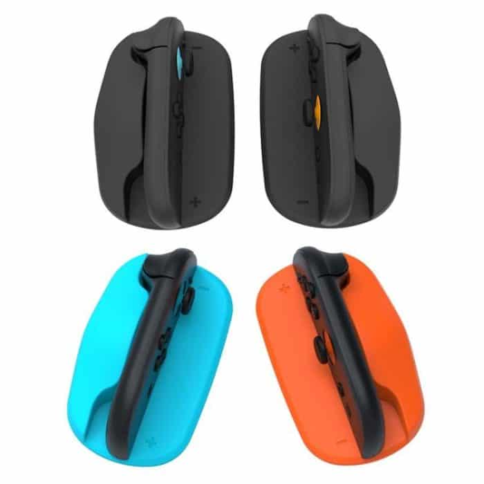 2pcs For Nintendo Switch 2 Handle Bracket Mini Portable Mouse Base, HBS-2814 Black, HBS-2814 Blue Orange – Bild 2