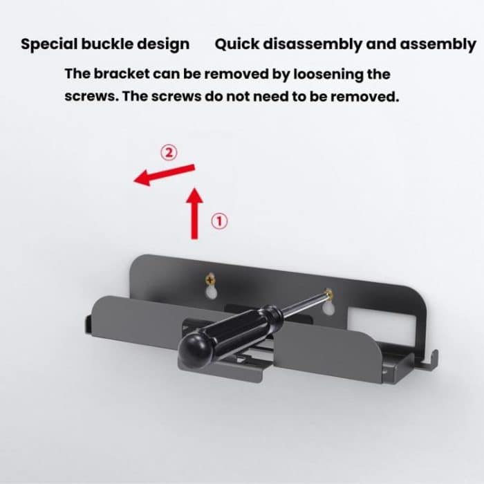 Für Nintendo Switch 2 PGTECH GP-369 Spielkonsole Wandhalterung Lagerregal mit Griff Lagerhaken – Bild 4