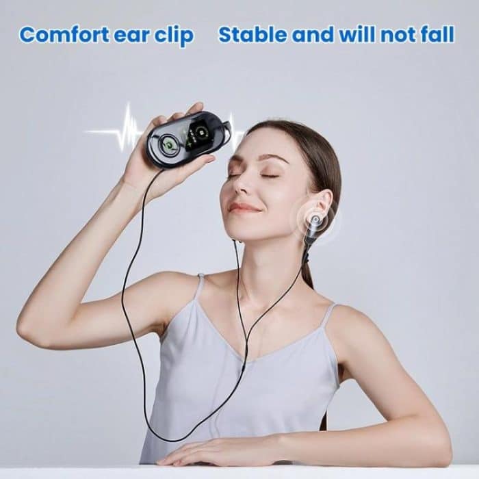 Ear Clip Sleep Aid Device Smart Microcurrent Pulse Pressure Relief Sleep Device, M008 – Bild 2