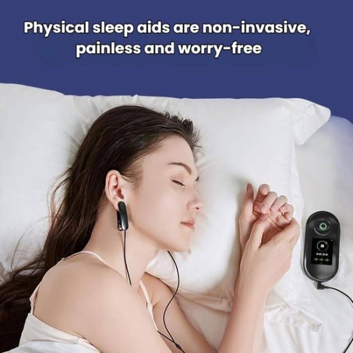 Ear Clip Sleep Aid Device Smart Microcurrent Pulse Pressure Relief Sleep Device, M008 – Bild 3