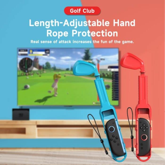 10-in-1 Motion Sports Bundle für Nintendo Switch 2/Switch Tennisschläger, Golfschläger, Fechten, Rennlenkrad und Multi-Game-Zubehör – Bild 5