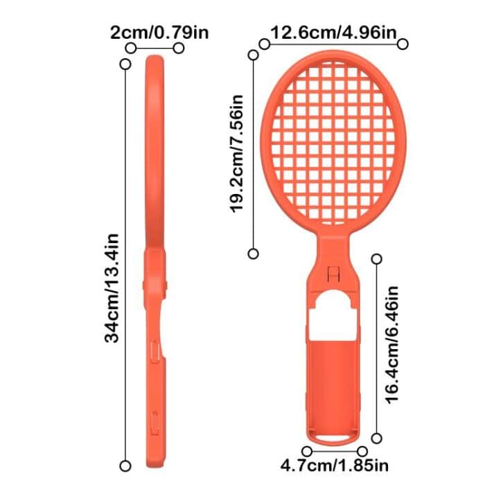 Für Nintendo Schalter 2 Freude-Con 1 paar Tennis Schläger Motion Controller Grip Sport Kit – Bild 7