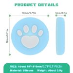 For Nintendo Switch 2 Joy-Con 2pairs Claw-Print Silicone Thumb Grip Caps Button Covers – Bild 7