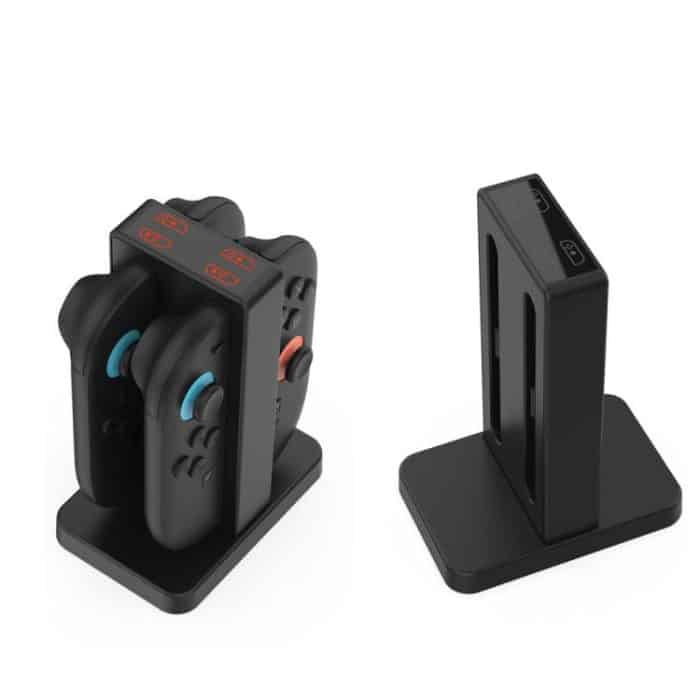 DOBE 4-in-1 Magnetische Ladestation für Nintendo Switch 2 Controller mit LED-Anzeigen und Cartridge-Aufbewahrung – Bild 3