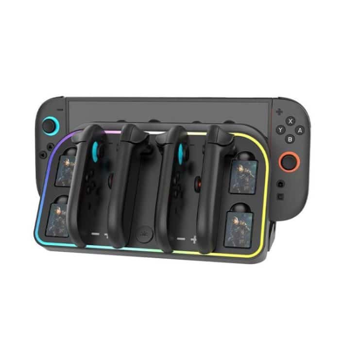 Für Nintendo Switch 2 JoyCon Wand-Ladestation mit RGB-Beleuchtung – Bild 4