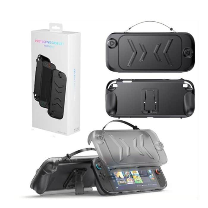 For Nintendo Switch 2 Full-Body Protective Case TPU Base + ABS Cover with Built-in Stand & Carrying Handle – Bild 2