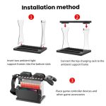 Für Nintendo Switch 2 Joy-Con Multifunktionale Halterung Ladestation mit RGB-Leuchten 25 Spielkartenspeicher – Bild 8