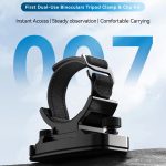 APEXEL BinoClamp Pro Schnellwechsel-Fernglashalterungssatz 360-Grad-Schwenk-Fernglashalter aus Aluminium – Bild 2